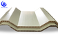 Heat Insulation PVC 3 Layers Twin Wall Roofing Sheets For Factory Hollow Roofing Tile