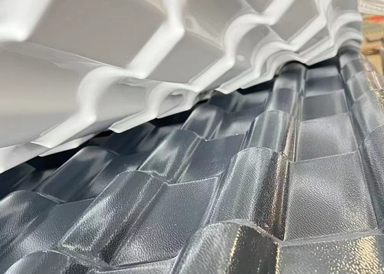 Environment Friendly Asa Resin Tile 219mm Excellent Load Carrying Ability Roof Tile