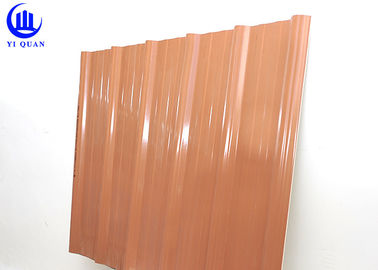 Wearhouse Trapezium Coloured Corrugated Plastic Roofing Sheets For Bus Station