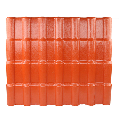 ASA Synthetic Resin Roof Tiles Double Roman Style Custom Colors