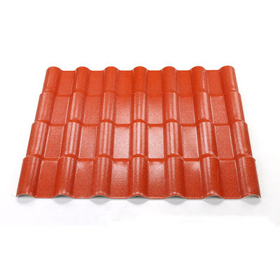 ASA Synthetic Resin Roof Tile 2.5-3.0MM Fireproof Corrugated