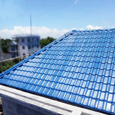 ASA Synthetic Resin Roof Tile 2.5-3.0MM Fireproof Corrugated