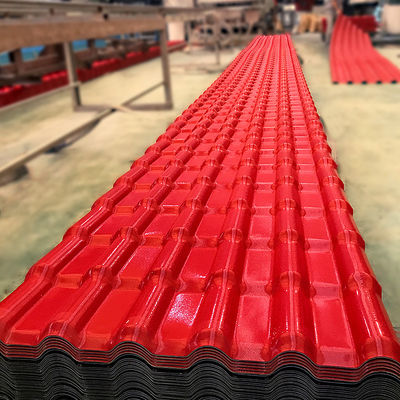 ASA Synthetic Resin Roof Tile 2.5mm 3.0mm Thickness for Villa House