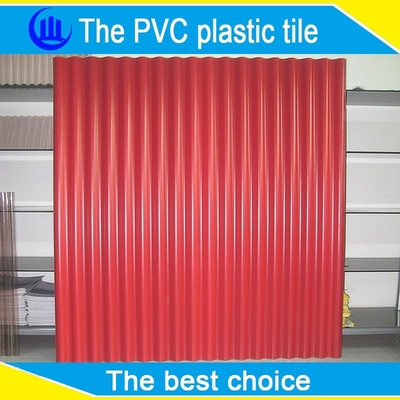 PVC Roof Tiles 1.8mm-3.0mm Thickness 1050mm Width 4-Year Warranty
