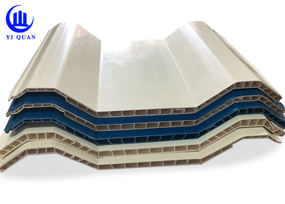 PVC Hollow Roof Tile 930mm Width 10mm Thickness Weatherproof