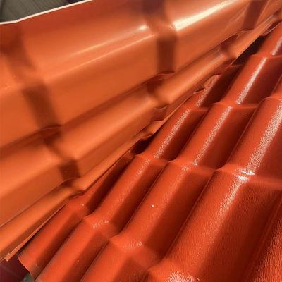 ASA PVC Resin Roof Tile 1050mm Width 2.5mm Thickness Waterproof