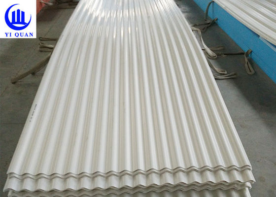 PVC Corrugated Roofing Sheets 1.0-3.0mm Thickness 20-Year Warranty