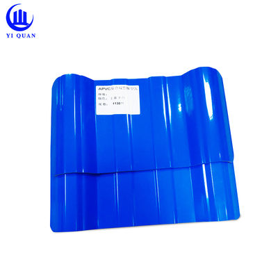 Spanish PVC Roof Tiles 1.5mm-3.0mm UPVC Trapezoidal 1000mm Width