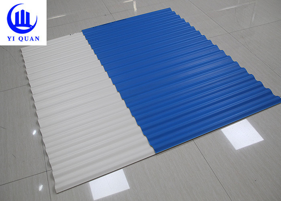 กระเบื้องหลังคาพลาสติก PVC วัสดุก่อสร้างแผ่นกันไฟหลังคา