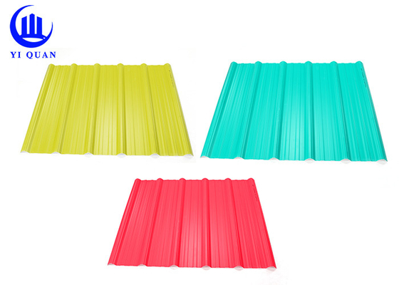 แผ่นหลังคาพลาสติก PVC กันน้ำที่ไม่ซ้ำกันสำหรับโรงเรียนสวนอุตสาหกรรม