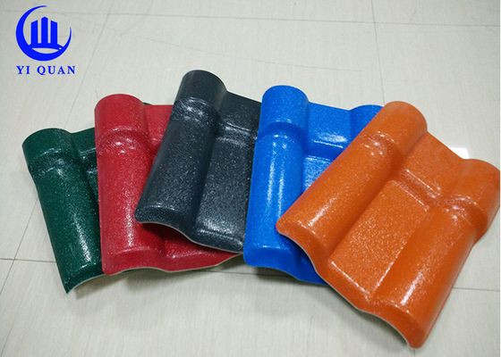 แผ่นหลังคาเรซินสังเคราะห์ ASA PVC ทนต่อแรงกระแทกสำหรับคลังสินค้าตลาดฟาร์ม