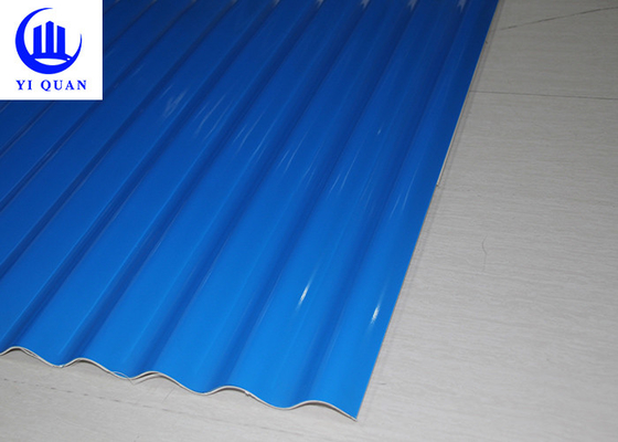 กระเบื้องหลังคา PVC ป้องกันการกัดกร่อนความหนา 2.0 มม. สำหรับโรงงาน