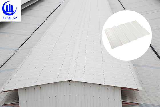แผ่นหลังคา PVC UPVC ทนแผ่นดินไหวลมสำหรับโครงการอาคาร