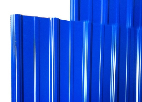 แผ่นหลังคาลูกฟูกเคลือบ PVC UPVC สำหรับความต้านทานด่างของโรงงาน