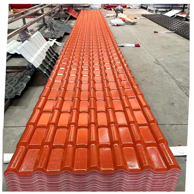 กระเบื้องหลังคาเรซินสังเคราะห์ ASA หน้ากว้าง 1050 มม. หนา 2.5 มม.