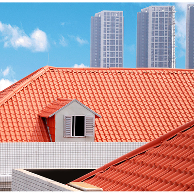 กระเบื้องหลังคาเรซินสังเคราะห์ ASA หนา 2.5 มม. ทนไฟระดับ B1