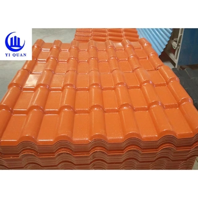 ASA PVC ซินথেติก โต๊ะหลังคา 1050 มม ความกว้าง การรับประกัน 5 ปี