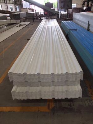 930mm Pvc แผ่นหลังคาพลาสติกสเปนลูกฟูกลูกฟูก