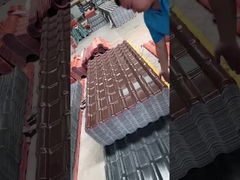 แผ่นหลังคา ASA PVC สีน้ำตาล