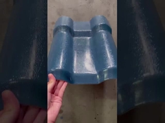 การจัดแสดงกระเบื้องมุงหลังคาเรซินสังเคราะห์